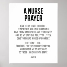 Verpleger Prayer Poster