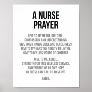 Verpleger Prayer Poster