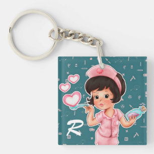 Verplegers doen het met Love. CadeauSleutelhangers Sleutelhanger