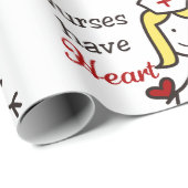 Verplegers hebben hart cadeaupapier (Rol Hoek)