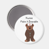 Verplegers maken het draagbaar magneet (Voorkant / Achterkant)