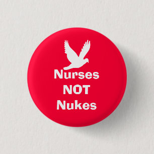 Verplegers not Nukes Scottish Independence Peace B Ronde Button 3,2 Cm