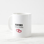 Verplegers redden levens koffiemok (Voorkant links)