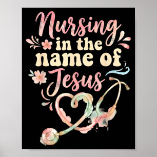 Verpleging in de naam van Jezus christelijke verpl Poster