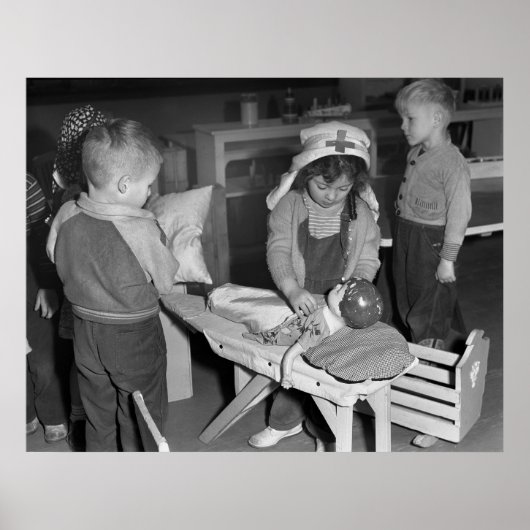 Verpleging in opleiding, 1943 poster (Voorkant)