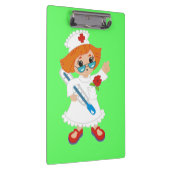 Verpleging in uniform klembord (Rechts)