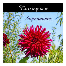 Verpleging is een Superpower kunstprint posters Ve