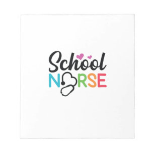 Verpleging van zustschool notitieblok