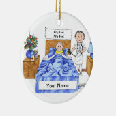 Verpleging - Vrouw Keramisch Ornament (Rechts)