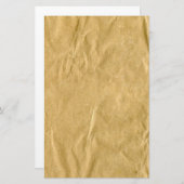 Verplette kartonnen textuur briefpapier (Voorkant / Achterkant)