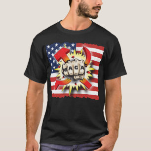 VERPLETTER HET COMMUNISME Maak Amerika Weer Groot T-shirt