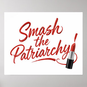 Verpletter het Patriarchaat Poster