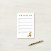 Verpletter kerstmis Elf dingen om post-it nota's t Post-it® Notes (Op bureau)