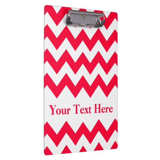 Verpletter Verplette Chevron met aanpasbare tekst Klembord (Rechts)