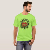 Verpletterd SCCNA het programma Groene t-shirt (Voorkant volledig)