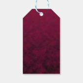 Verpletterde bloem cadeaulabel (Achterkant)