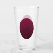Verpletterde bloem glas (Achterkant)