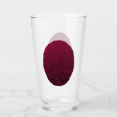 Verpletterde bloem glas (Voorkant)