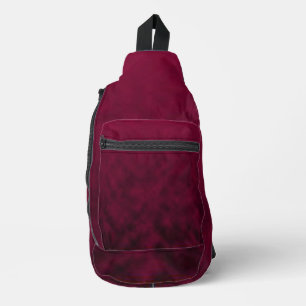 Verpletterde bloem sling bag