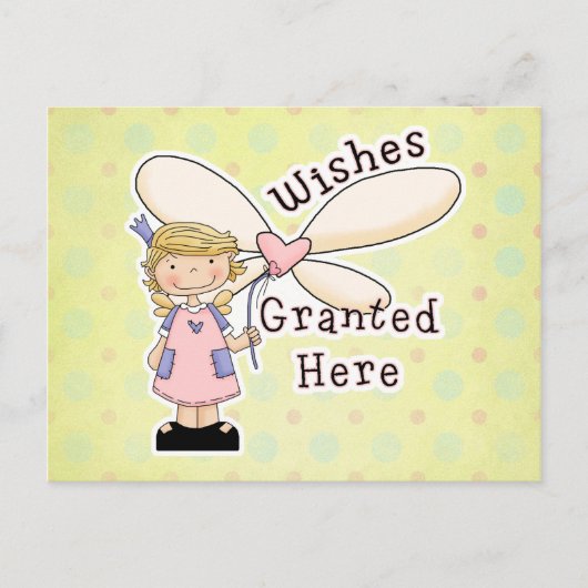 Verpletterde Fairy Godmoeder Briefkaart (Voorkant)