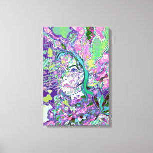 Verpletterde hoop canvas afdruk