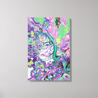 Verpletterde hoop canvas afdruk