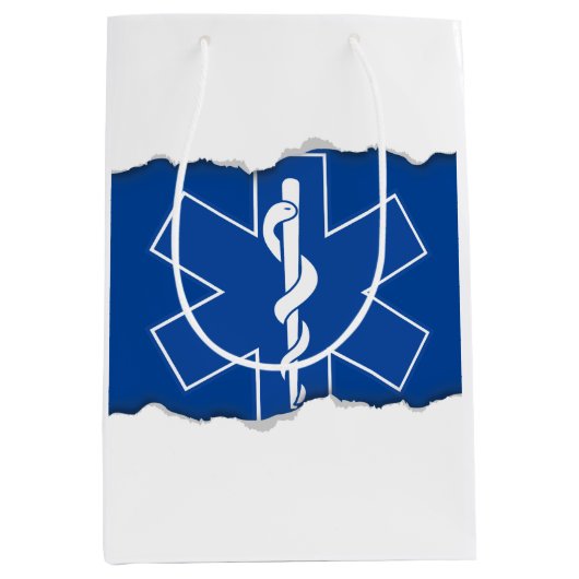 Verpletteren EMS Paramedische symbolen Medium Cadeauzakje (Voorkant)