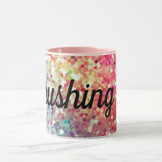 Verpletteren Het Glitter Mok Koffie Gift Thee Cup (Midden)