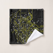 Verpletterend Abstract Verkleurd Proces Verkleurd  Bad Handdoek (Wasdoekje)