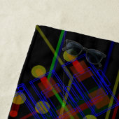 Verpletterend Abstracte Moderne Koel van het Proce Strandlaken (In situ)