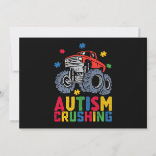 Verpletterend Autisme Monster Truck Awareness Jong Kaart