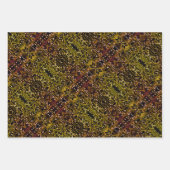 Verpletterend Proces Quirky Abstracte Elektronisch Inpakpapier Vel (Voorkant 3)