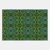 Verpletterend Proces Quirky Abstracte Elektronisch Inpakpapier Vel (Voorkant)
