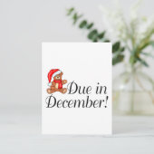 Verplicht in december briefkaart (Staand voorkant)