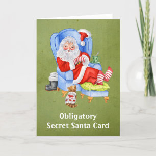 Verplichte Secret Santa kaart