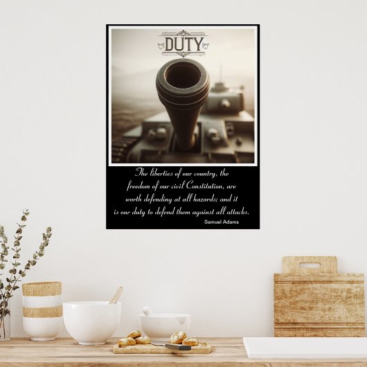 Verplichting: ijzer en stof poster (Keuken)