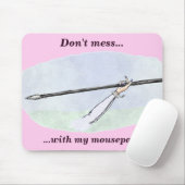 Verpruts niet met mijn mousepad! muismat (Met muis)