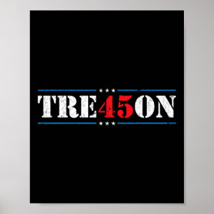 Verraad 45 2020 Verkiezing Anti Trump Democrat Gif Poster