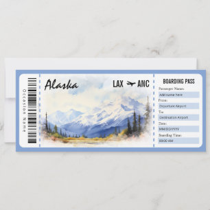 Verras Alaska Boarding Pass Cadeaubon Kaart