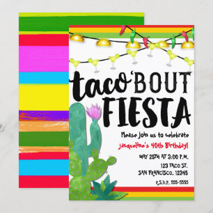 VERRASPARTY MET TACOS Verjaardagsfeestje Cinco De Kaart