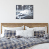 Verrassd door de Scharnhorst-strijd van Starshell Canvas Afdruk (Insitu (Slaapkamer))