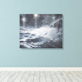 Verrassd door de Scharnhorst-strijd van Starshell Canvas Afdruk (Insitu (Houten vloer))