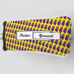 Verrassde Eggplant door Kenneth Yoncich Golfheadcover