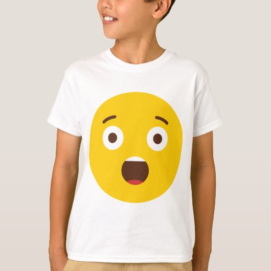 Verrassde Emoji T-shirt (Voorkant)