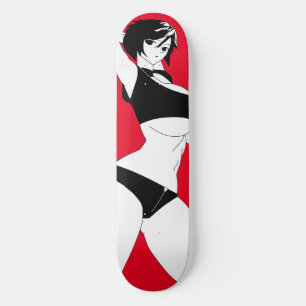 Verrassde ijzige kalkoskateboard skateboard