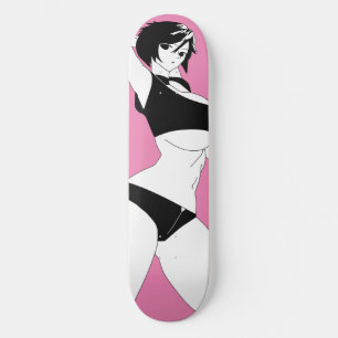 Verrassde ijzige kalkoskateboard skateboard