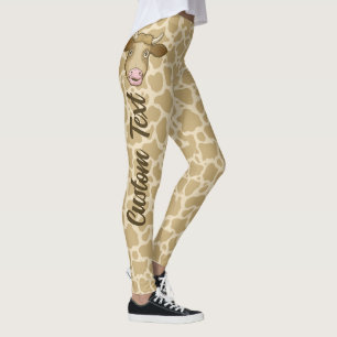 Verrassde Koe Leggings
