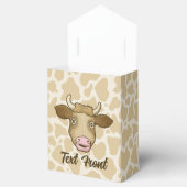 Verrassde Koe voordeur box Bedankdoosjes (Geopend)