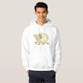 Verrassde Ram Sheep Hoodie (Voorkant volledig)