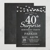 Verrassend 40e krijgsdag Uitnodigingskarton Kaart (Voorkant / Achterkant)